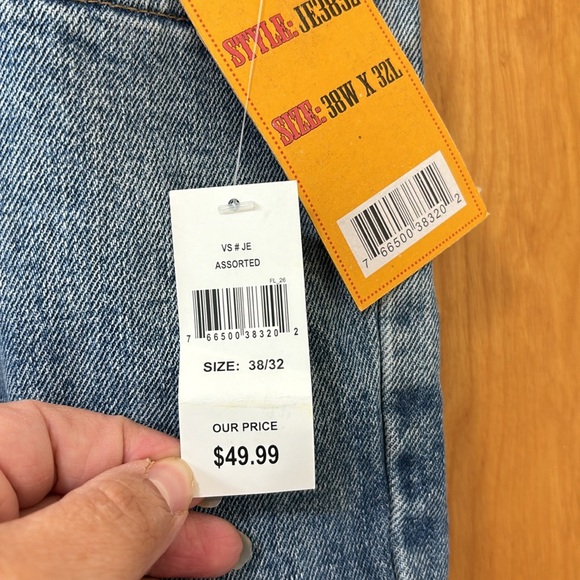 NWT Ross Thomson jeans size  38 x 32. Never worn - Picture 6 of 12